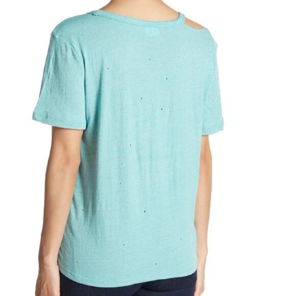 Abound Cold Shoulder Destroyed Tee - Picture 2 of 5